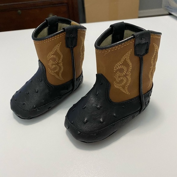 DOUBLE BARREL INFANT BOYS' BUCKERS WESTON BOOTIES - Picture 1 of 4